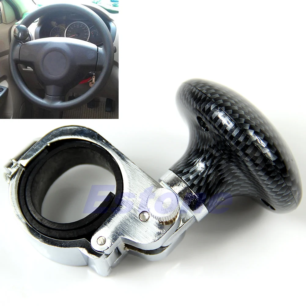 

Drop Ship NEW Hickory Black Car Auto Steering Wheel Suicide Spinner Handle Knob Booster