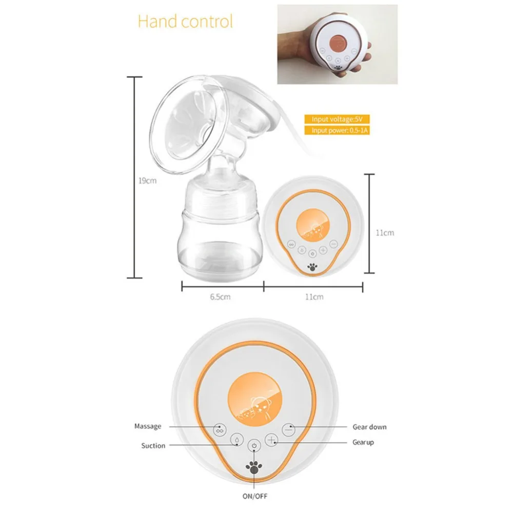 

Intelligent Bilateral Electric Automatic Massage Milk Touch Type Breast Pump Accessories