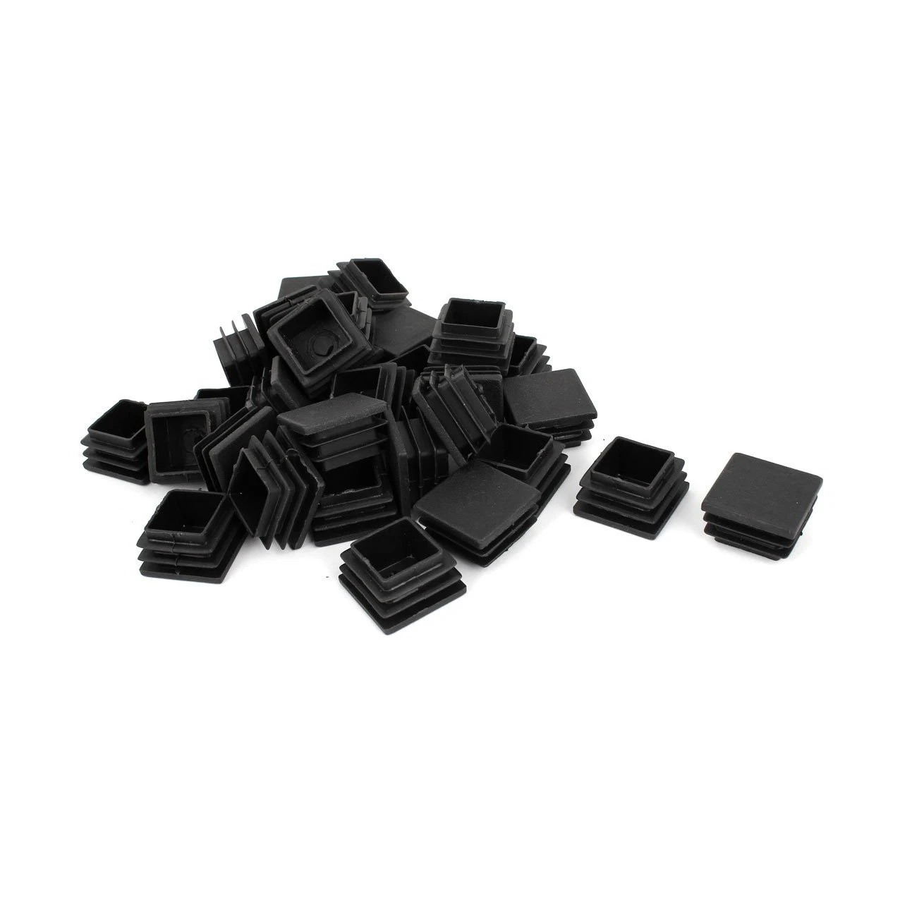 Durable Plastic Square Tube Inserts End Blanking Table leg Caps Chair Floor Feet Cap Protector 30mm x 30mm 30 Pcs Black Durable Plastic Square Tube Inserts End Blanking Table leg Caps Chair Floor Feet Cap Protector 30mm x 30mm 30 Pcs Black
