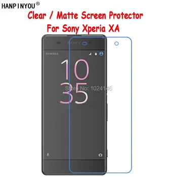 

New HD Clear / Anti-Glare Matte Screen Protector For Sony Xperia XA F3113 F3112 F3115 Protective Film Guard With Cleaning Cloth
