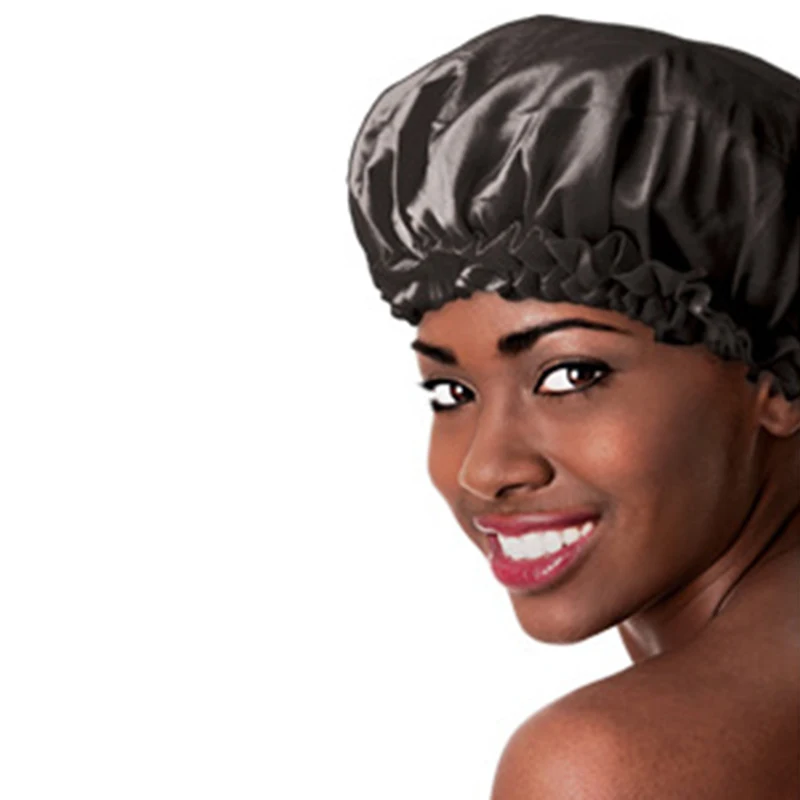 

New Sleeping Hat Night Sleep Cap Hair Care Satin Bonnet Caps Nightcap For Women Men Unisex P7Ding