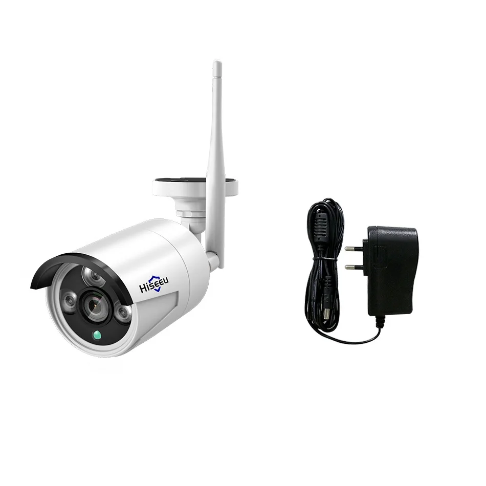 Hiseeu 1080 P HD Беспроводной IP безопасности камера домашний уличный ЕС мощность разъем для Hiseeu Wi Fi видеонаблюдения камера системы наборы