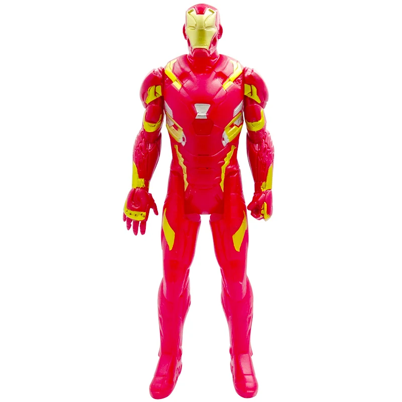 30 см Мстители игрушки танос Халк Росомаха Человек-паук Железный человек Капитан Marvel Америка Черная пантера Тор фигурка игрушка кукла - Цвет: B Iron man no box