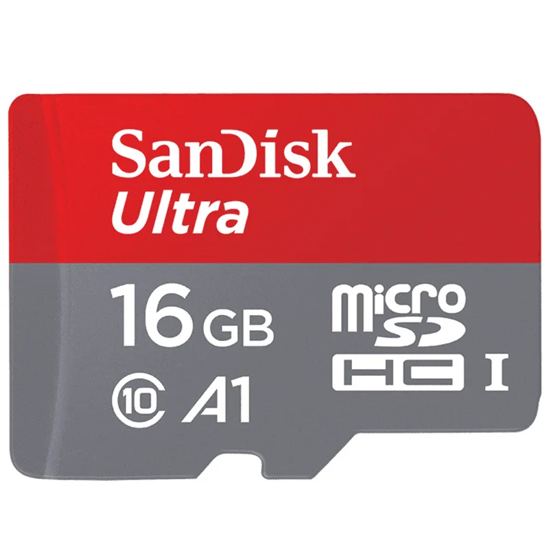 Оригинальная флеш-Карта SanDisk, 200 ГБ, 256 ГБ, карта памяти, 32 ГБ, Micro SD карта, класс 10, 16 ГБ, TF карта, 64 ГБ, 128 ГБ, A1 U1, Макс., 98 Мб/с - Емкость: 16 ГБ