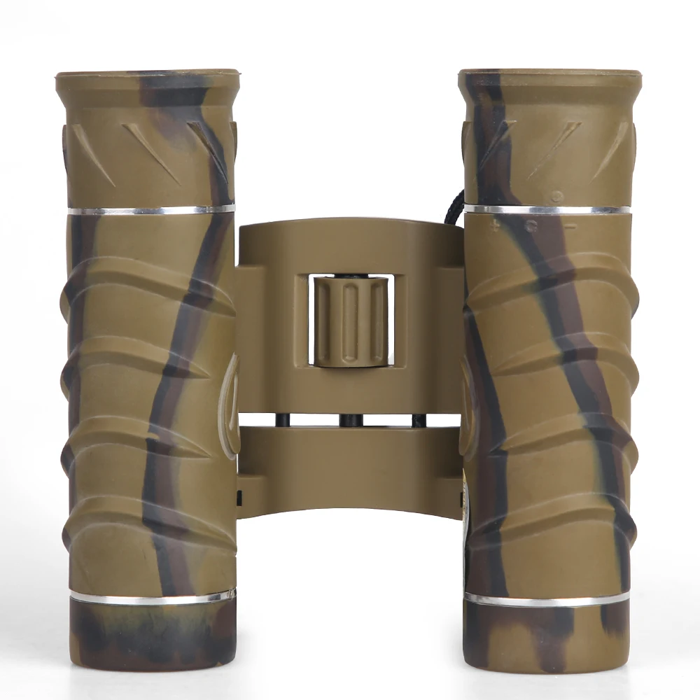 BIJIA 12X26 المدمجة البسيطة مناظير مع حقيبة حمل و الرقبة حزام HD للطي مناظير لمشاهدة الطيور المشي التخييم