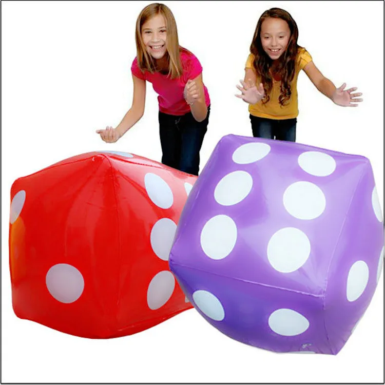 Large Environmental Inflatable Dice Toys Children's Game Toys Birthday