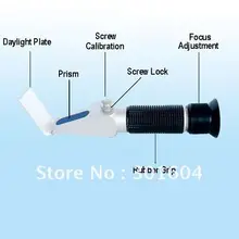 Дизайн портативный suger содержание рефрактометр Brix 25-62% RHBN-62ATC