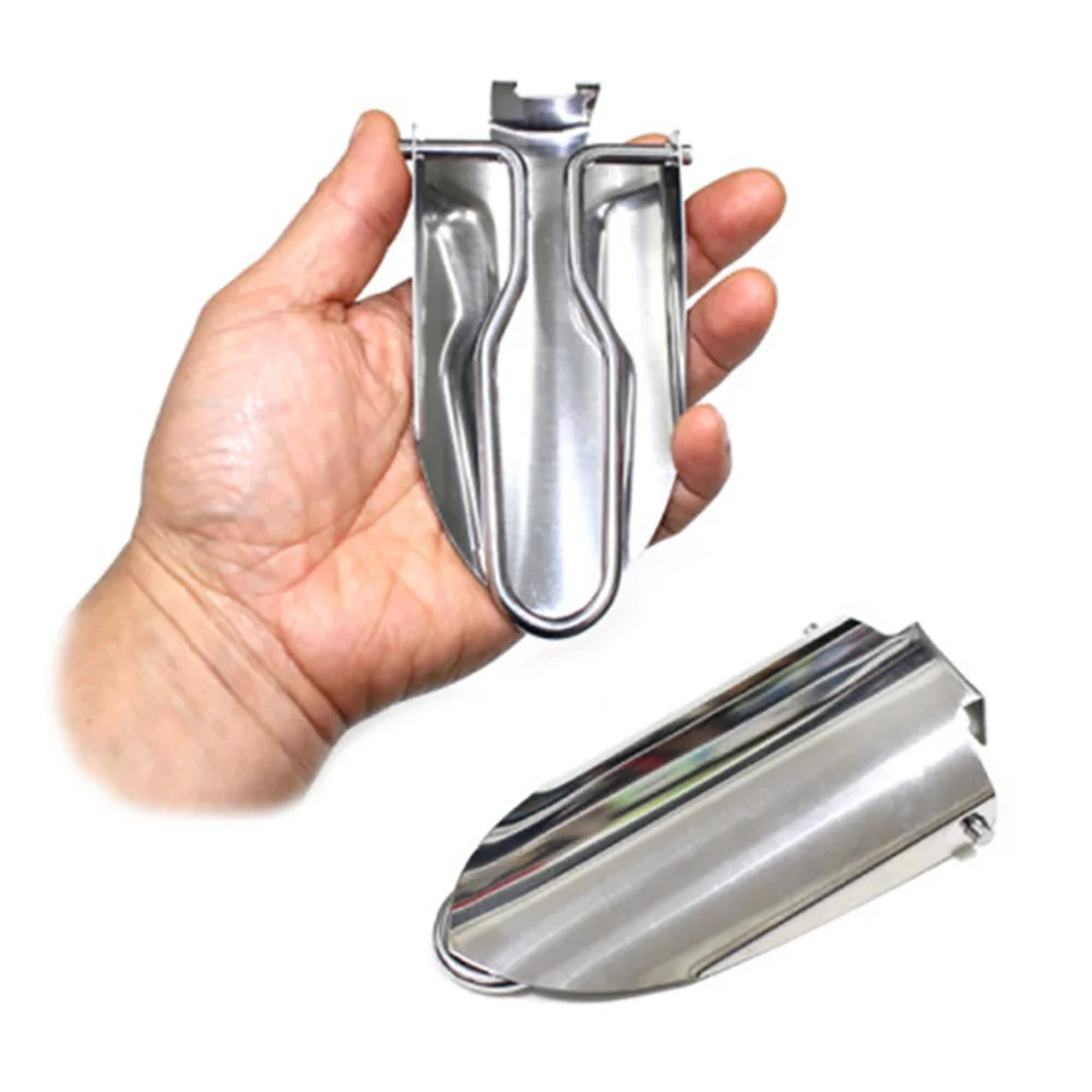 

Mini Stainless Steel Garden Tools Collapsible Folding Shovel Camping Spade Gardening Tool Outdoor Sports Camping Silver