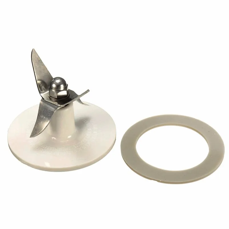 1Pcs Stainless Steel + Plastic Silver + white Ice Crushing Blade