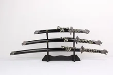 Tsuba Japanese Katana Steel Full Tang Blade Samurai Sword Set Katana Wakizashi Tanto