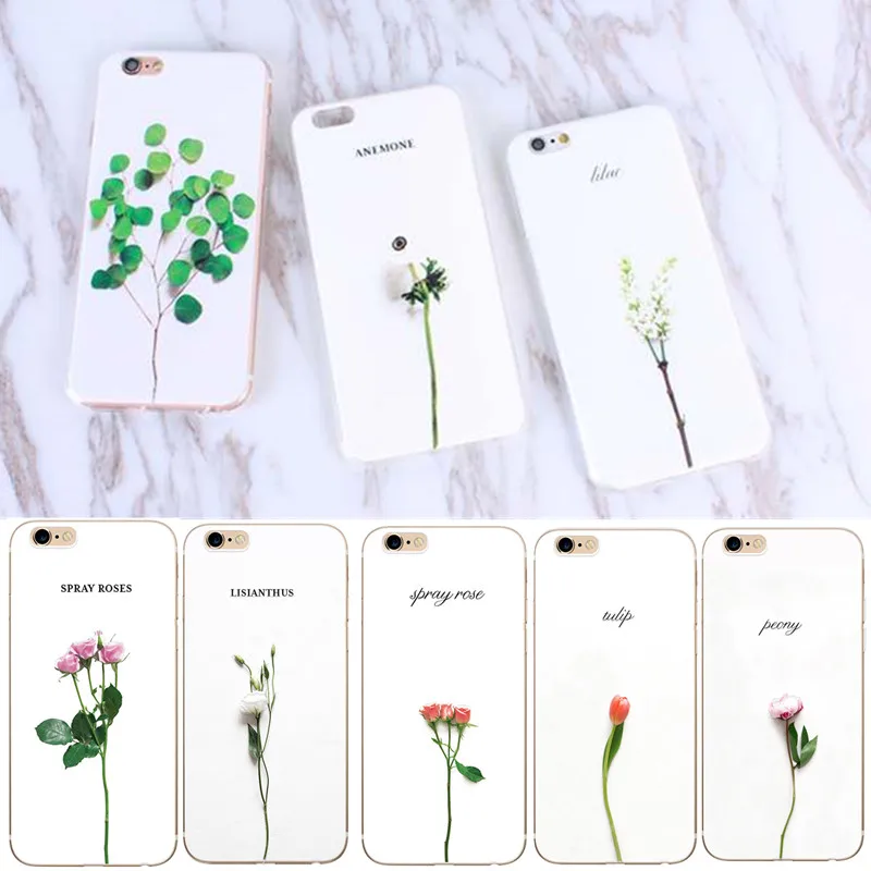 Роскошный чехол с объемным рисунком листьев для iphone 6 милыми растениями листьями