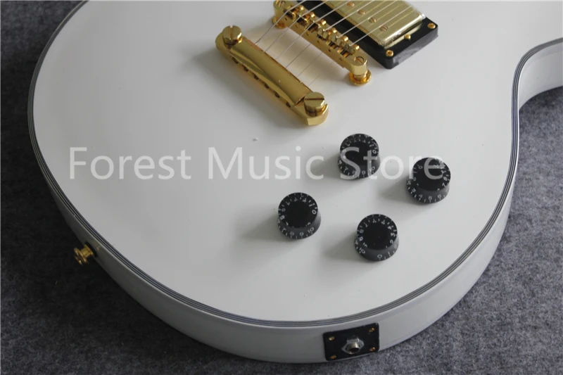 Wholesale China OEM White Glossy Finish Suneye LP Electric Guitar With Rosewood Fretboard Guitarra Neck For Sale
