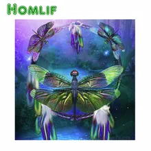 Заказной набор для картин из алмазов eigen foto Dream Catching Стрекоза полный квадратный стежок Алмазная вышивка мозаика