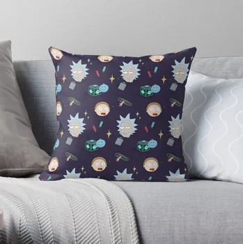 

Rick and Morty Pattern Pillow Covers Cases Pattern Nordic Cover Cushion Pillowcase Square Print