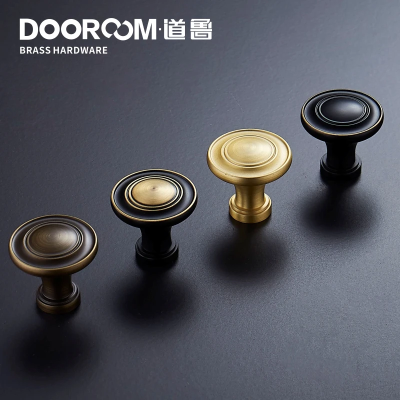 Латунные ручки Dooroom шкаф комод дверь ящик коробка для обуви мебельные простые