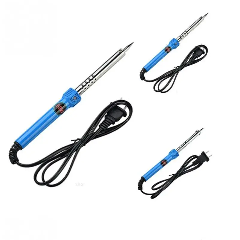 30W/40W/60W Electric Soldering Iron Not Adjustable 220V Fast External heating lightweight Handle Welding Solder Tool Kit new 30w 40w 60w electric soldering iron heating core durable external fast heating element heater core welding tools accessories