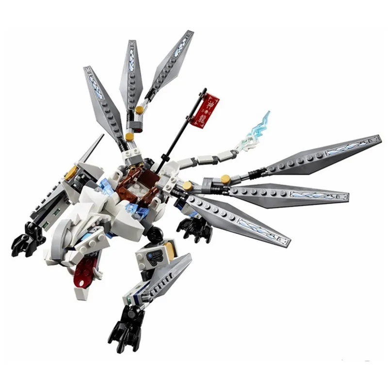 Дешево Bela 10323 нинджагоед титановый дракон игрушка 70748 нинджагоед ниндзя фигурки модель игрушки подарок