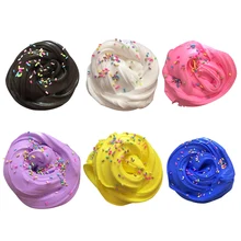 Горячая и красочная хлопковая грязь для снятия глиняные игрушки пушистый Floam Slime шпатлевка Ароматизированная игрушка для снятия стресса игрушка-Лизун