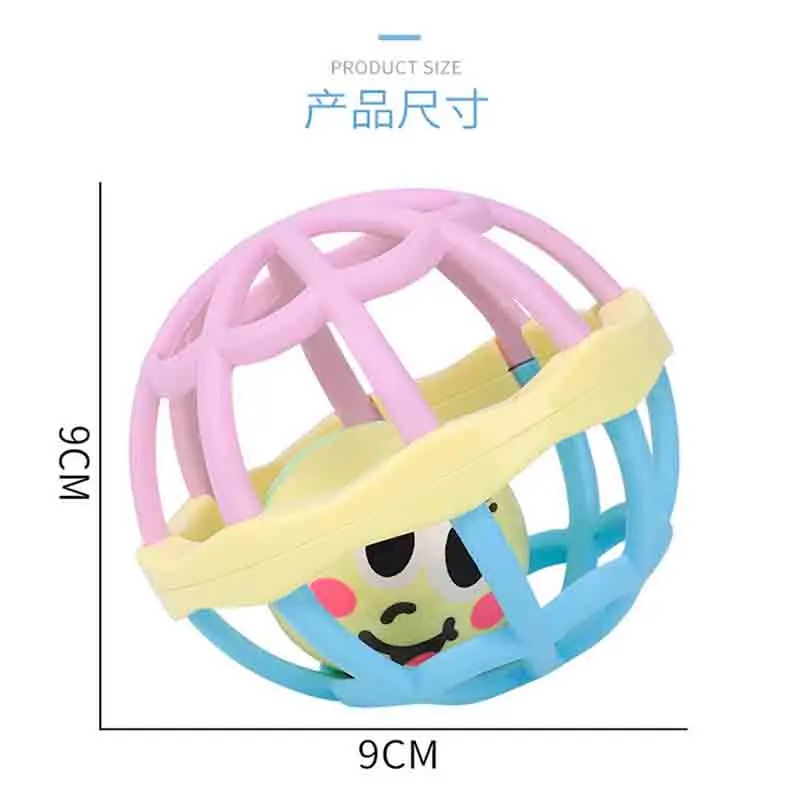 Bearoom Baby Rattles Mobiles Fuuny Baby Toys Intelligence Grasping Gums Soft Teether Plastic Hand Bell hammer Educational jm54