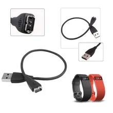 27 см USB зарядное устройство зарядный кабель для браслет FitBit Charge HR беспроводной Браслет черный