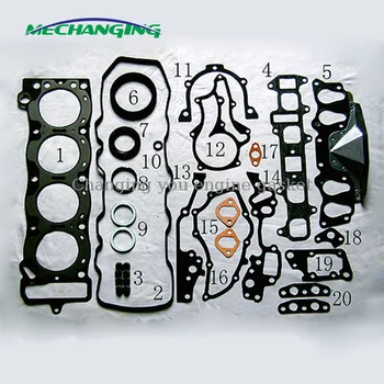 

For TOYOTA COROLLA MARK 2 CELICA 21R 21R-U Automotive Spare Parts Engine Rebuilding Kits Engine Gasket 04111-37022 50099000