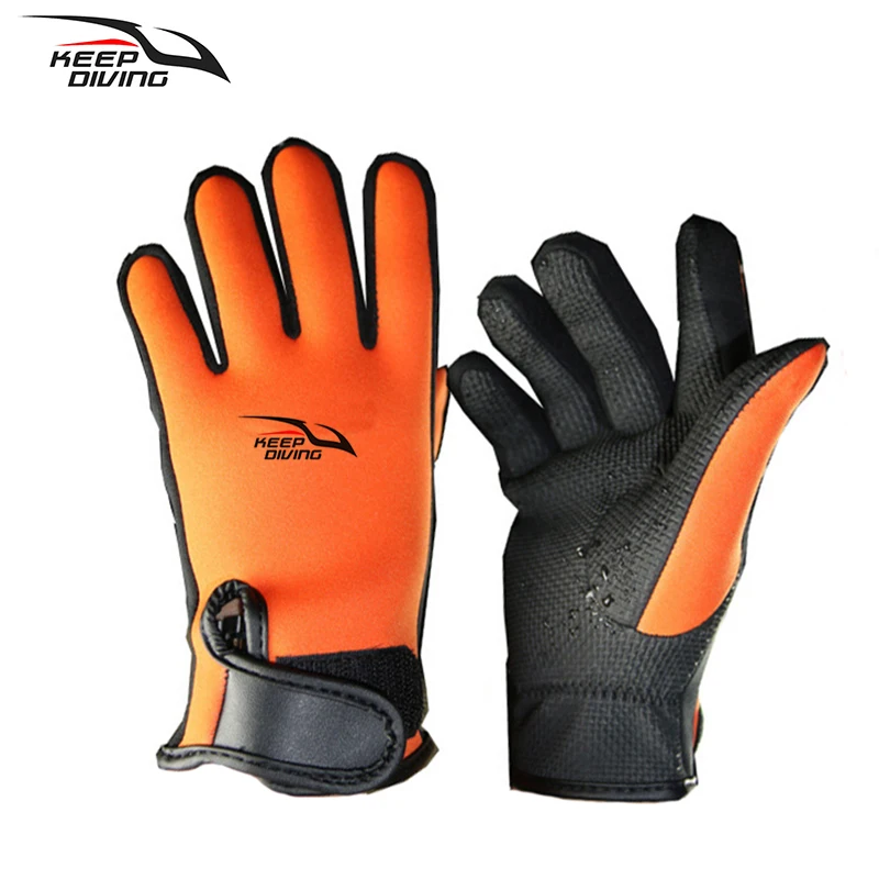 

Keep Diving Brand Winter Warm 2mm Neoprene Diving Gloves Suit Men Women Wet Scuba Snorkeling Gloves equipment