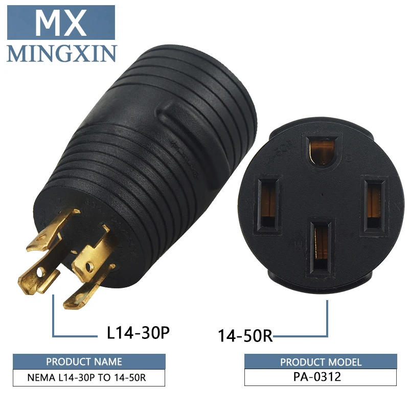 L14-30P для 14-50R Plugrand Nema L14-30 Amp 14-50 Автомобильный адаптер зарядки EV Car NEMA Adapter |