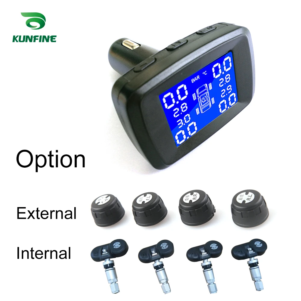 Smart Car TPMS Tyre Pressure Monitoring System Cigarette Lighter