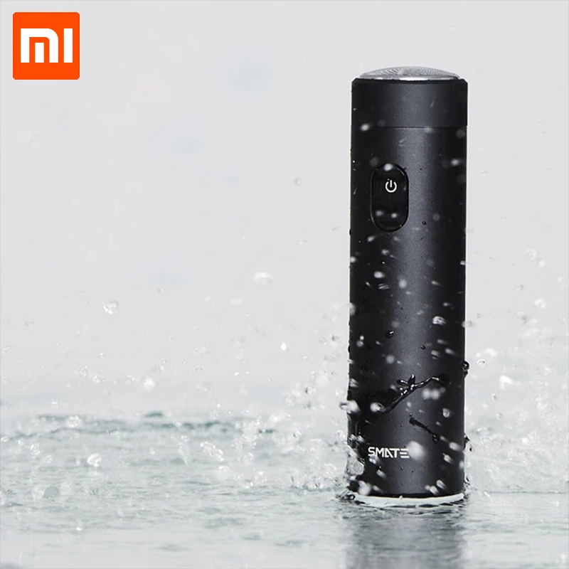 

New Xiaomi Shaver Smate Turbine Razor Electric Men'S Rechargeable Beard Knife Mini Student Xiaomi Electric Razor Comfy Clean