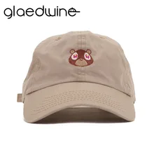 Glaedwine бренд Snapback шляпа для мужчин медведь вышивка бейсболка s Кепка с регулировкой размера сплошной цвет белый хаки розовый черный женская шляпа