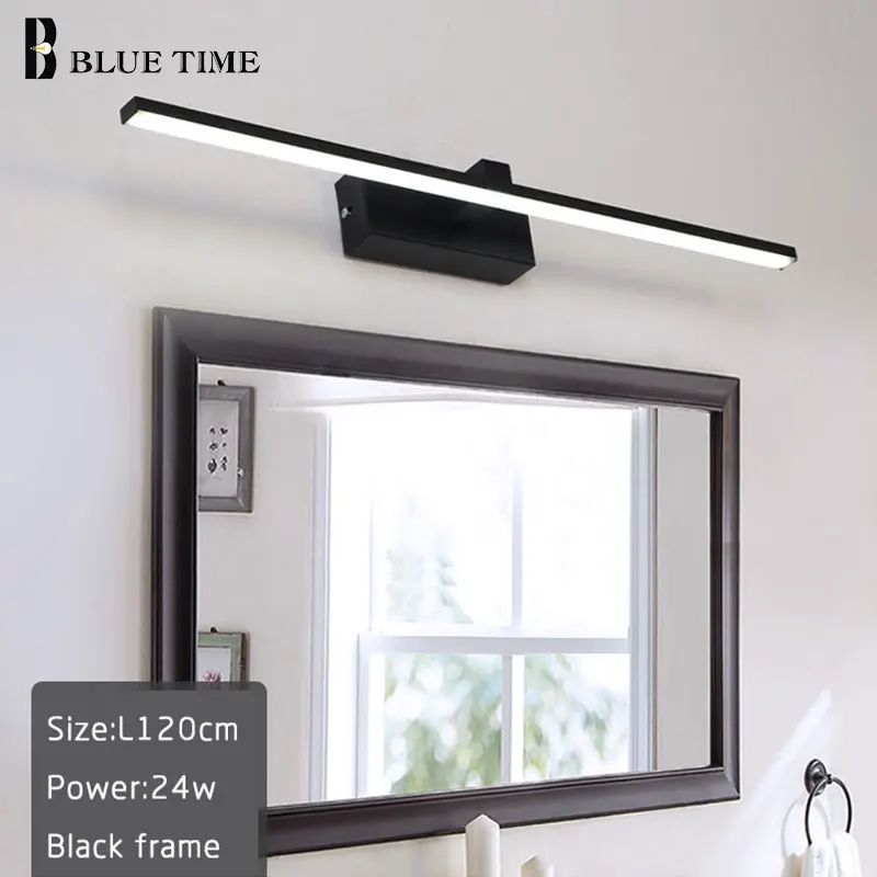 Günstig Neue Design Mode LED Wand Lampen Für Bad Nacht Moderne Spiegel Front Licht Schwarz   Weiß Fertige LED Wand Lichter AC220V110V
