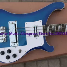 Синий 4 Струны электрический бас высокое качество Китай бас гитары OEM Лучшие продажи