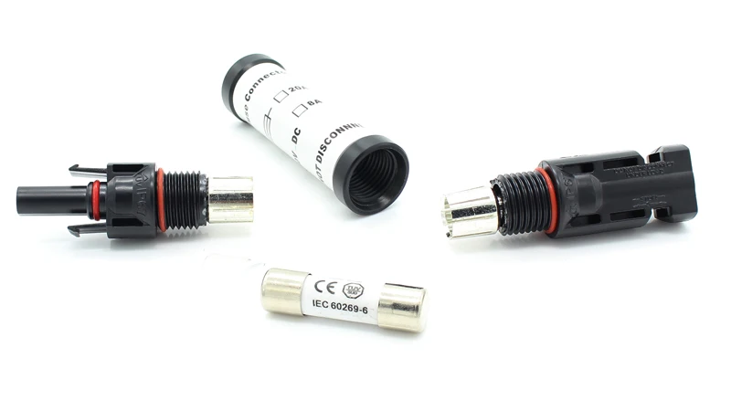 SOLAR In-line Fuse Connector 1000V DC Male to Female Sadoun.com