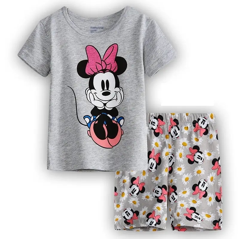 Новинка; комплект детской одежды; Пижама с короткими рукавами и рисунком для маленьких мальчиков; летние детские хлопковые пижамы; одежда для сна для мальчиков - Цвет: Цвет: желтый