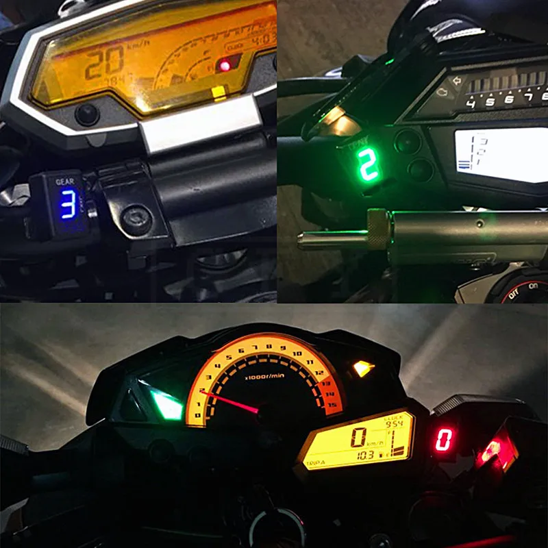 Мотоцикл ЖК-Электроника 1-6 уровень шестерни индикатор цифровой индикатор передачи для Triumph speed Four 2006-900 Tiger 1999 2000-2002