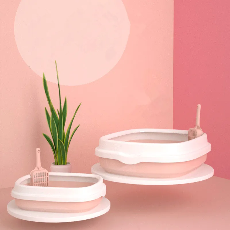 Portable Plastic Pet Cat Bedpans Toilet Cat Box Folding Pet Litter Pan Waterproof Outdoor Travel Toilet Seat Dog Cat House Stuff Portable Plastic Pet Cat Bedpans Toilet Cat Box Folding Pet Litter Pan Waterproof Outdoor Travel Toilet Seat Dog Cat House Stuff