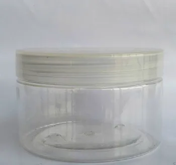 

Free Shipping 30pcs/lot 300ml Cream Jar Lotion Bottle Gel Container Cream Case Makeup Jar Cosmetic Packaing PET Jar