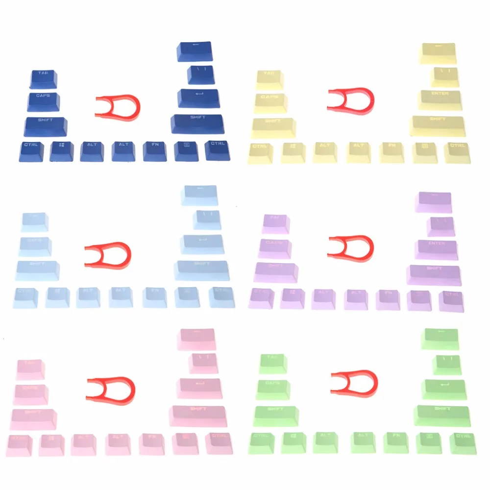 

14 Key Caps Multicolor PBT Mechanical keyboards Keycap For Cherry MX
