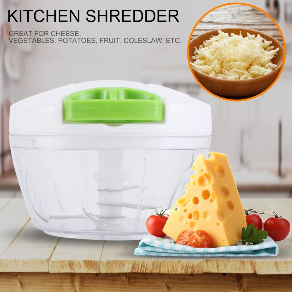 

2018 Manual Kitchen Shredder Small size Vegetable Fruit Grater Slicer Multifunctional Rotary Shredder Kitchen Vegetables Cutter