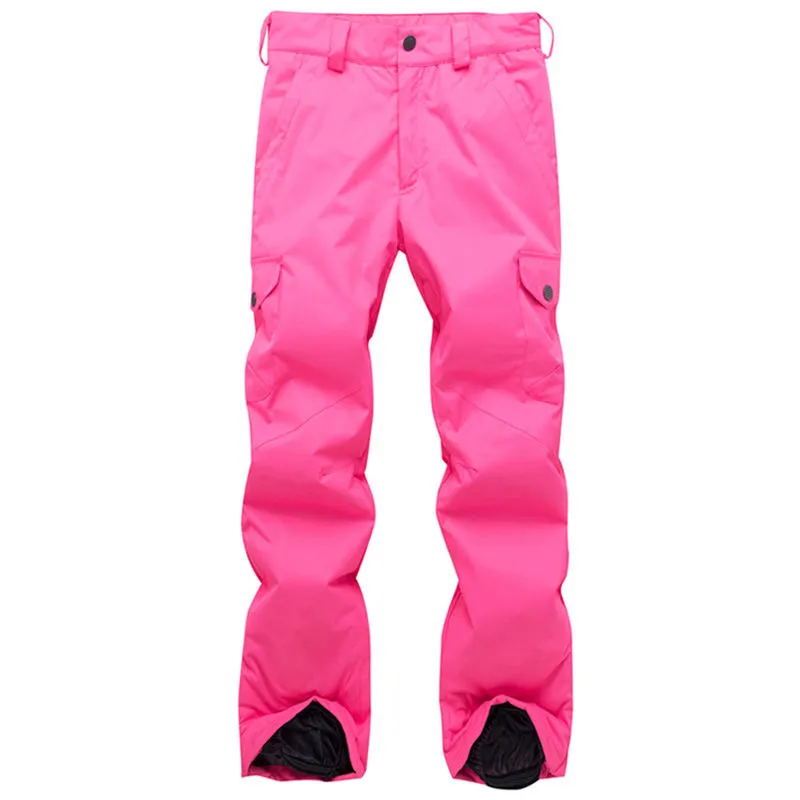Женские зимние штаны, уличная спортивная одежда, специальные лыжные и сноубордические брюки, ветрозащитные водонепроницаемые дышащие лыжные штаны
