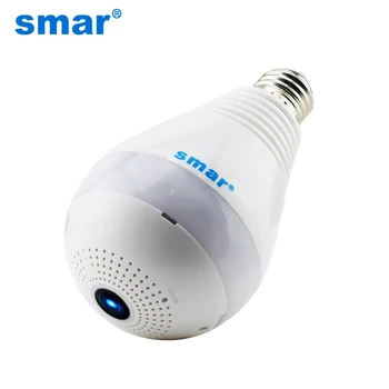 

Smar Bulb Light 960P Wireless IP Camera 360 degree Full View Wifi Panoramic Camera Fish Eye Mini CCTV Camera 1.3MP Home Security