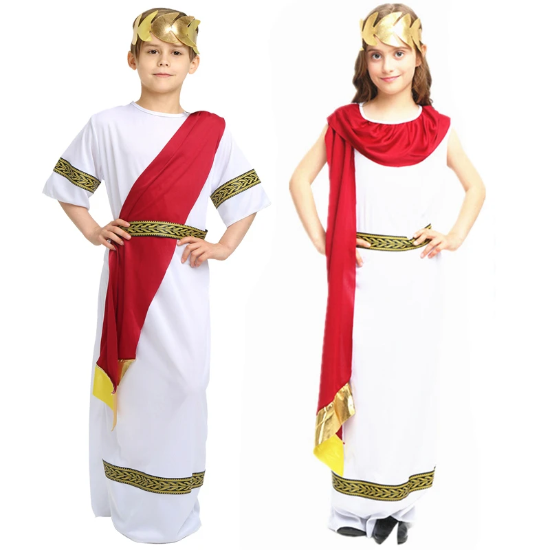 Ropa de Navidad para niños y niñas, disfraz árabe de princesa romana Halloween y Cosplay| | -