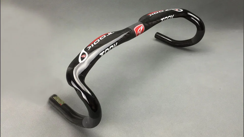 

newest TOOK full carbon fiber road handlebar bent bar internal routing ud finish 31.8*400/420/440mm