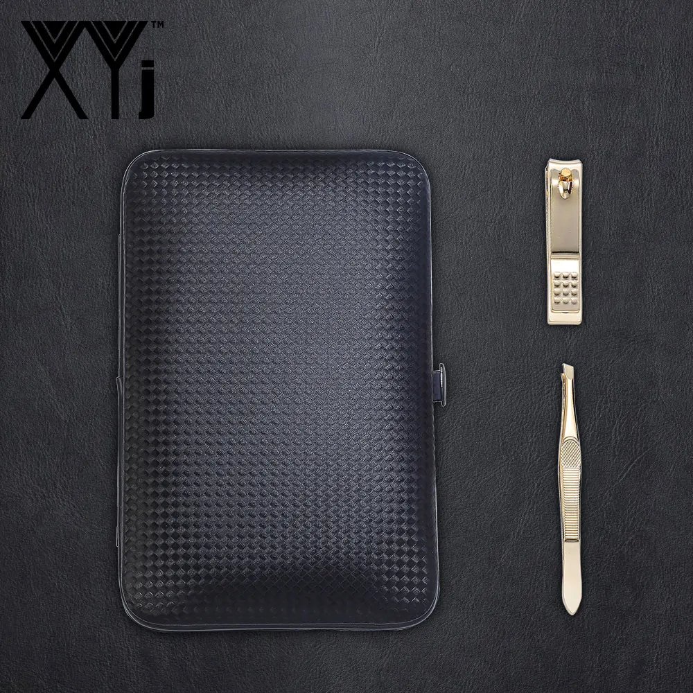 Billige XYj Edelstahl Nagel Clipper Kit 14 teile satz Nail art Werkzeug Sets Maniküre Set Nagel Pflege Werkzeuge Pediküre Pflege Kit mit Fall