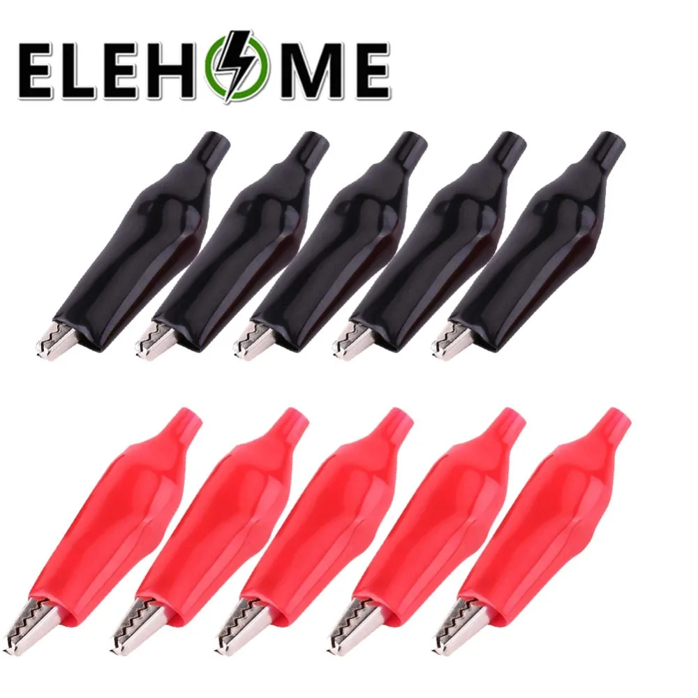 5/10pcs 28mm Alligator Clip Alligator Clamp Electrical Test Crocodile