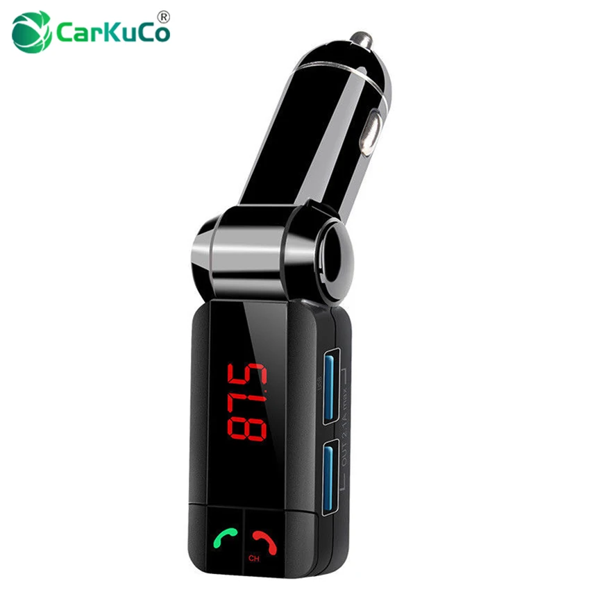 Hot Car Bluetooth Aux FM Transmitter Jack Bluetooth Handsfree Car Kit MP3 Player Wireless Modulator USB Charger for Mobile Phone