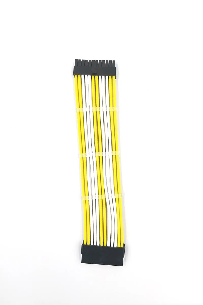 ATX 24Pin_Yellow_White_extension cable
