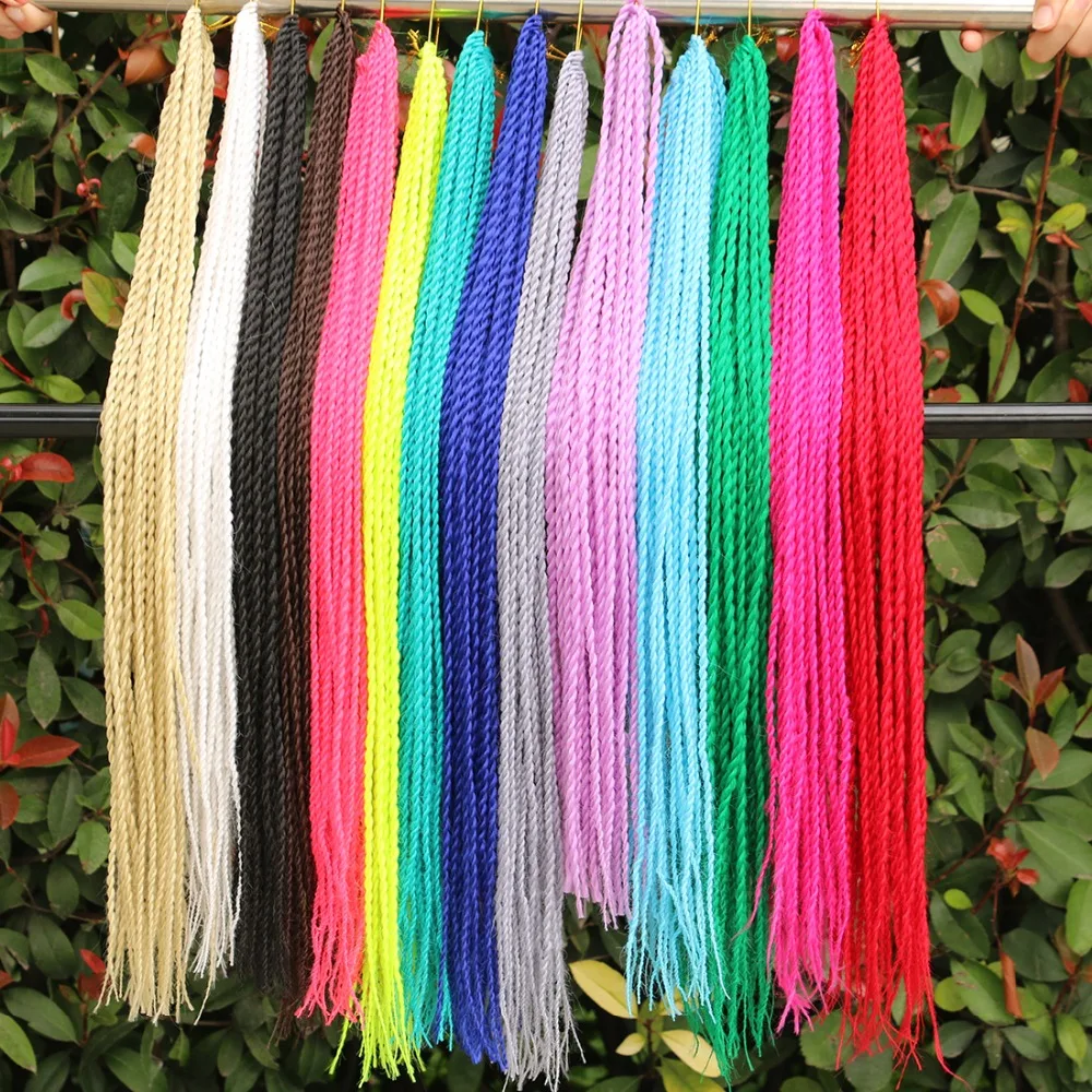 100 Gram/pcs Red Purple Senegalese Twist Braiding hair 24 inches high Temperature Synthetic hair braids for women 100 Gram/pcs Red Purple Senegalese Twist Braiding hair 24 inches high Temperature Synthetic hair braids for women