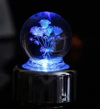 Crystal Ball Music Box Hot Selling Creative Birthday Gift For Girlfriend Home Decoration Accessories Novelty Luxury Music Box