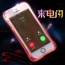 Luxury Bling Stars Dynamic Liquid Quicksand Clear Phone Case For iPhone 6 S 7 8 6S 7 Plus 5 5S SE Led Flash Light Up Girl Cover little girl pattern led flash light protective pc back cover case for iphone 5 5s pink